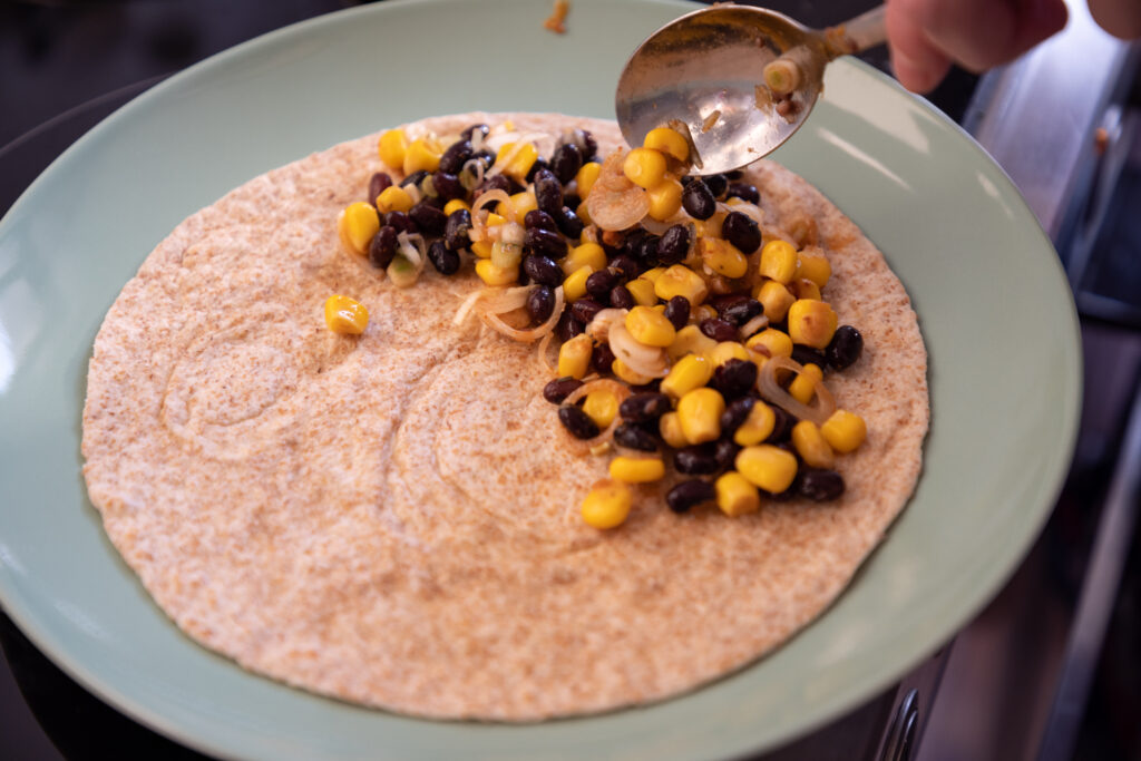 QUESADILLAS MIT MAIS UND BOHNEN – Rubemmas Rezepte