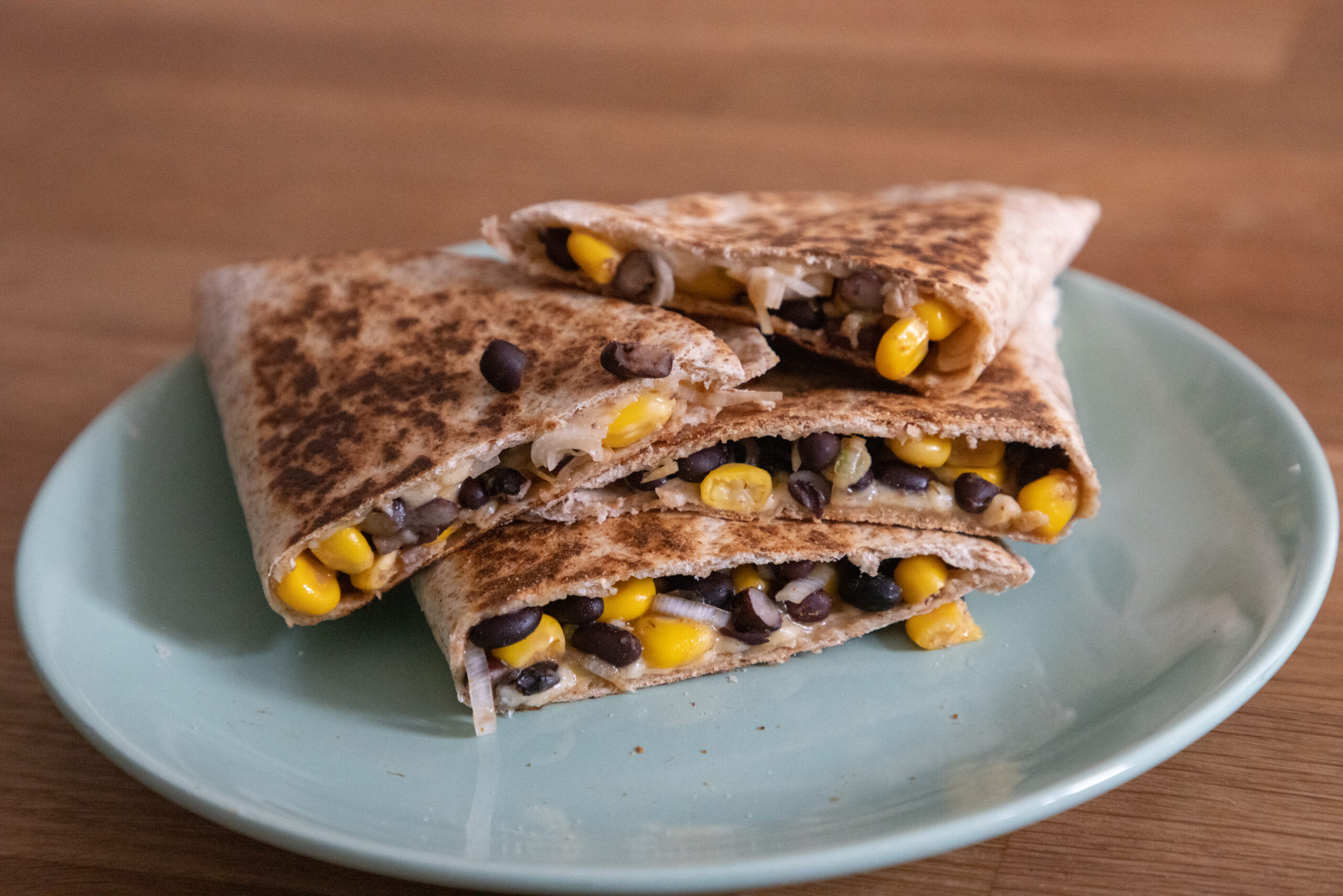 QUESADILLAS MIT MAIS UND BOHNEN – Rubemmas Rezepte